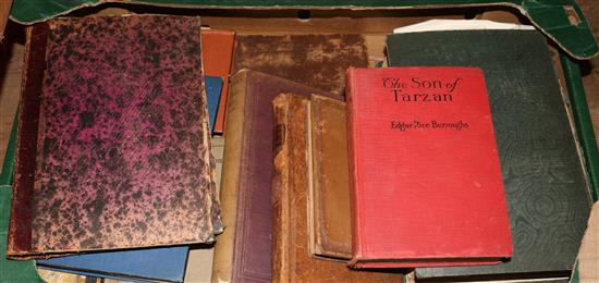 Box of antiquarian books